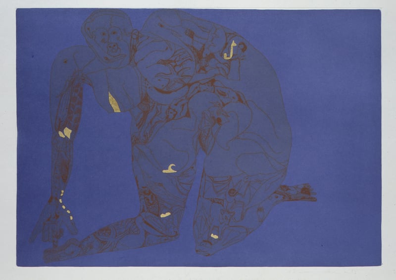Francesco Clemente – Reconciliazione, 1986 – Mixed média
