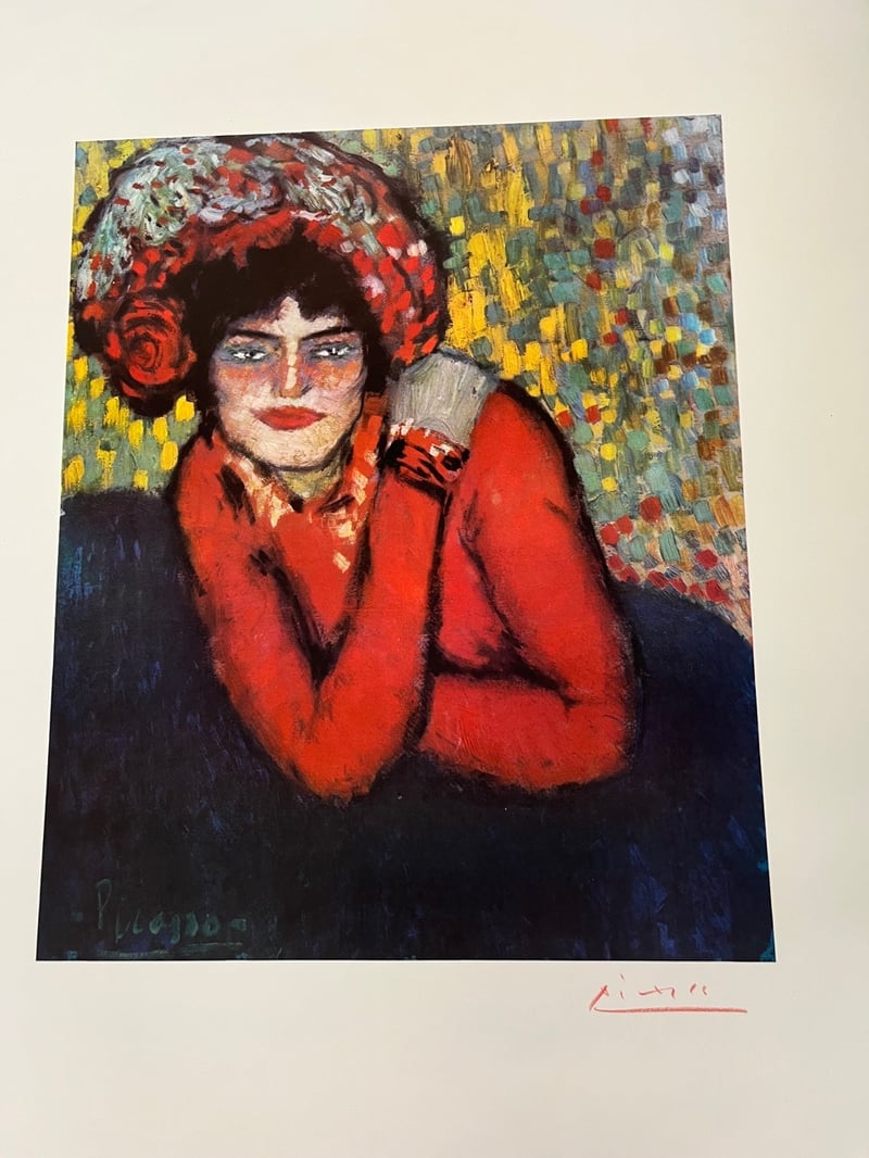 Pablo Picasso – L`Attente, 1966 – Lithograph