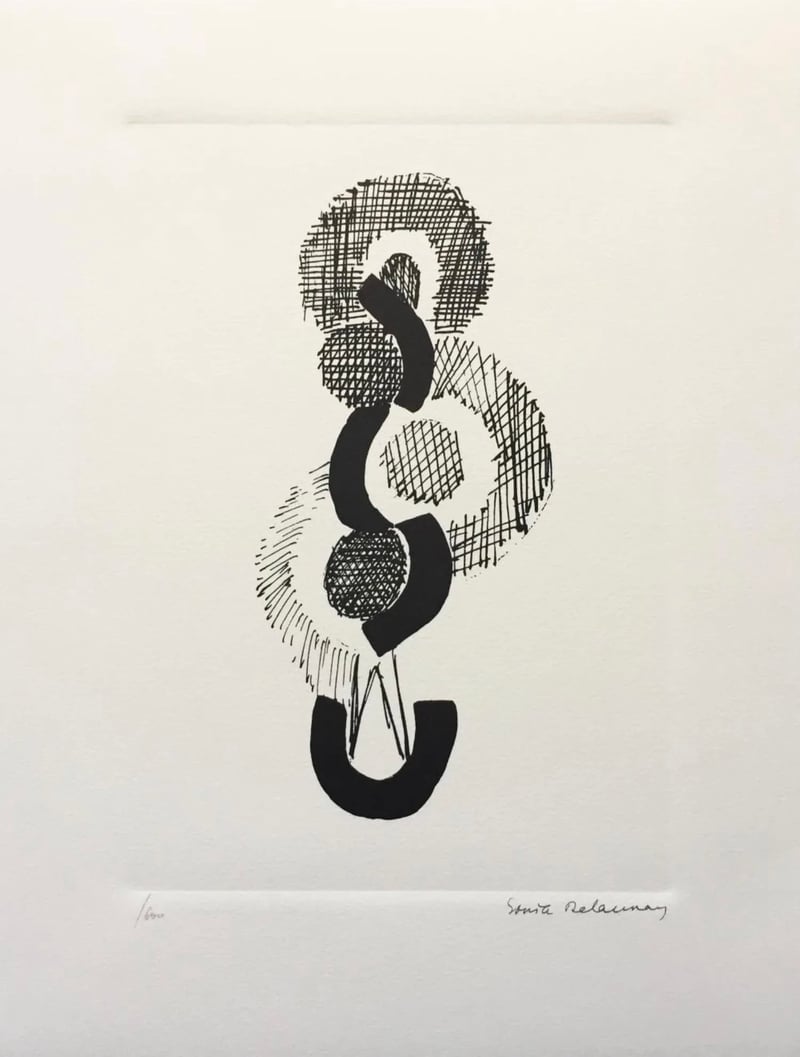 Sonia Delaunay – Dance Endless Rhythm (1923), 1994 – Litografía Sonia Delaunay – Dance Endless Rhythm (1923), 1994 – Litografía