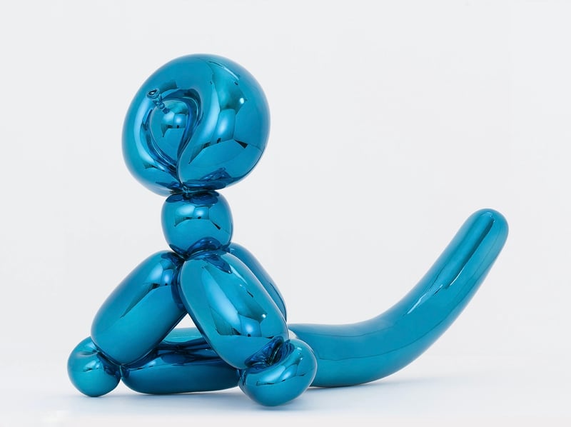 Jeff Koons – Balloon Monkey (Blue), 2017 – Porcelana Jeff Koons – Balloon Monkey (Blue), 2017 – Porcelana
