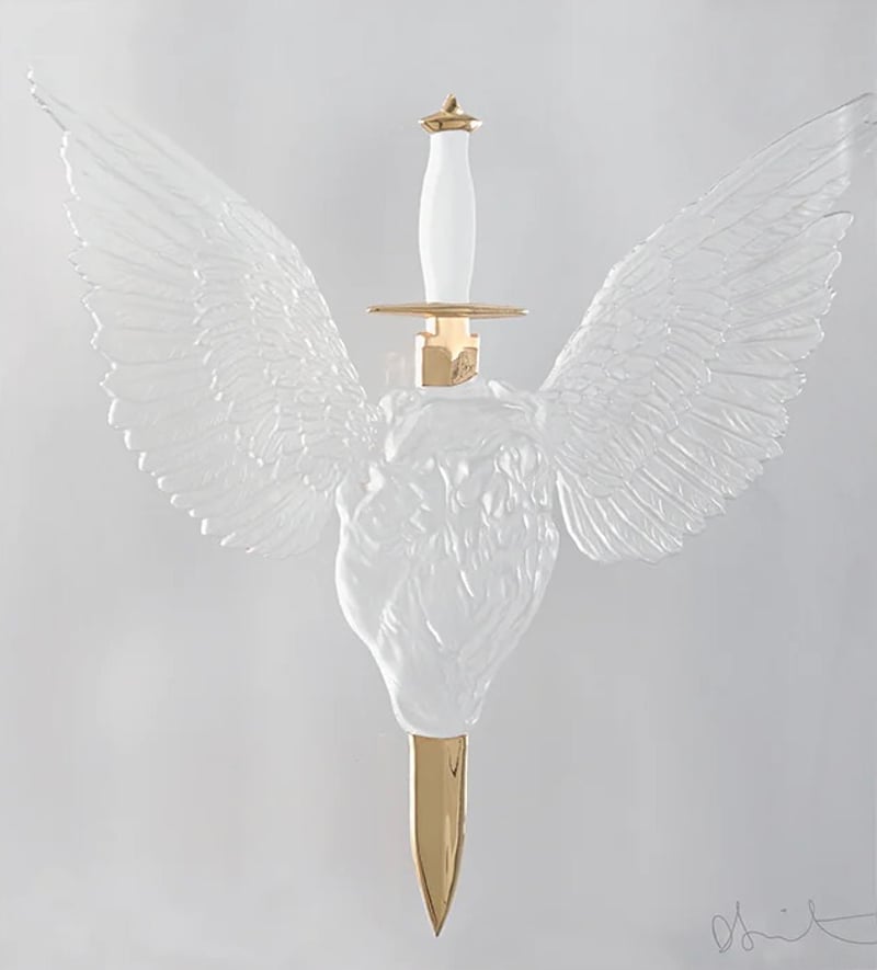 Damien Hirst – Eternal Prayer (Clear & Gold), 2017 – Mixed média Damien Hirst – Eternal Prayer (Clear & Gold), 2017 – Mixed média