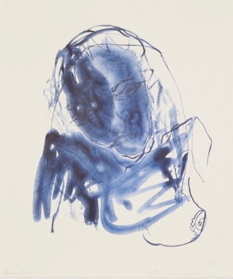 Tracey Emin – Blue Madonna, 2020 – Lithographie Tracey Emin – Blue Madonna, 2020 – Lithographie