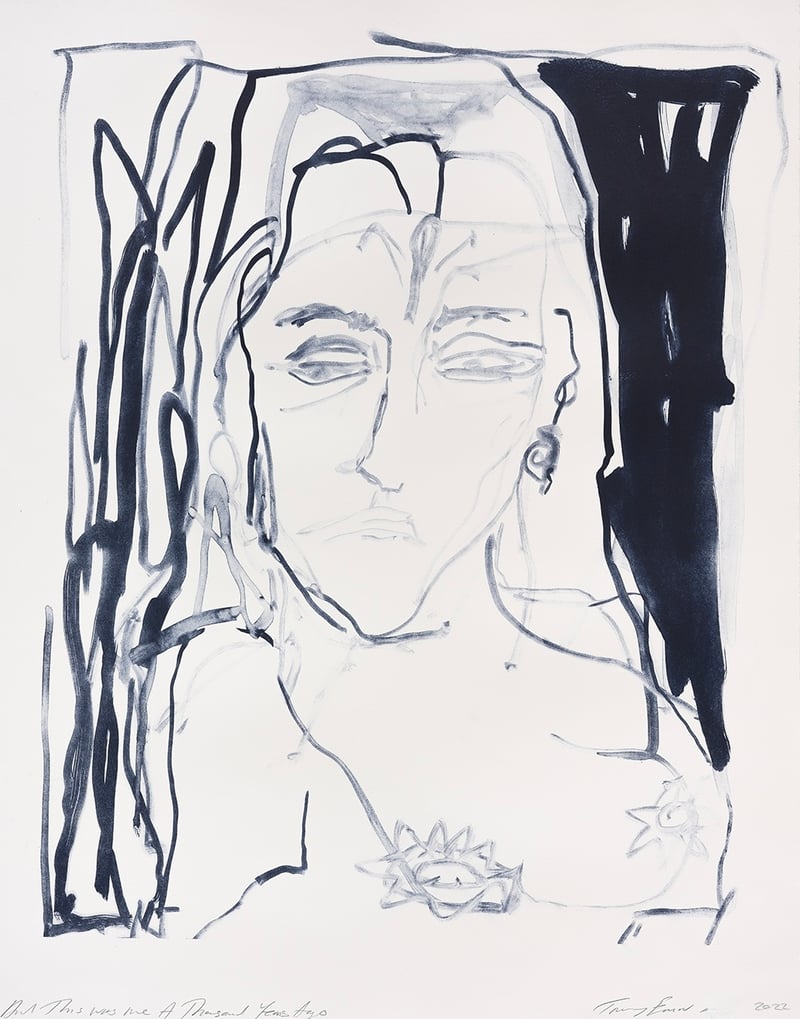 Tracey Emin – And This Was Me A Thousand Years Ago, 2022 – Litografía