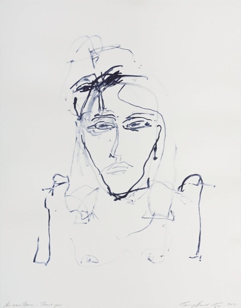 Tracey Emin – You were There - Thank you, 2021 – Litografía