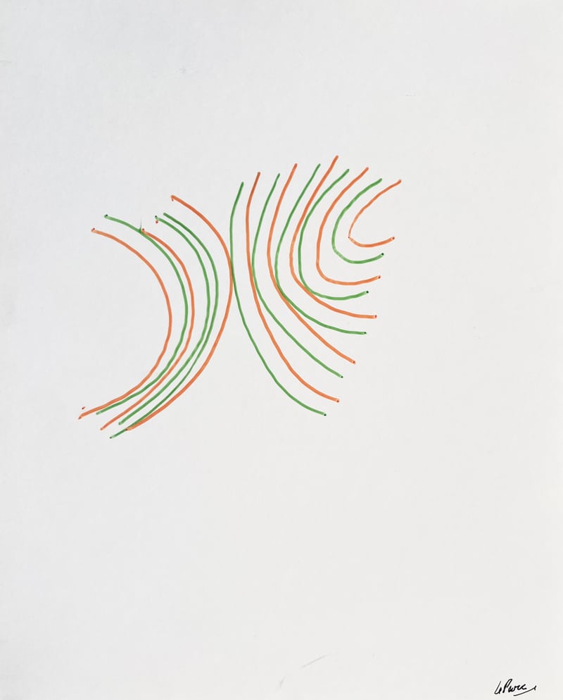 Julio Le Parc – Dessin Infinie 29, 2022 – Marqueur