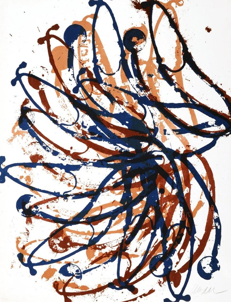 Fernandez Arman – Rien ne bat plus, 1977 – Lithograph