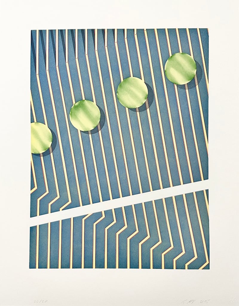 Tomma Abts – O.T., gap, 2015 – Radierung