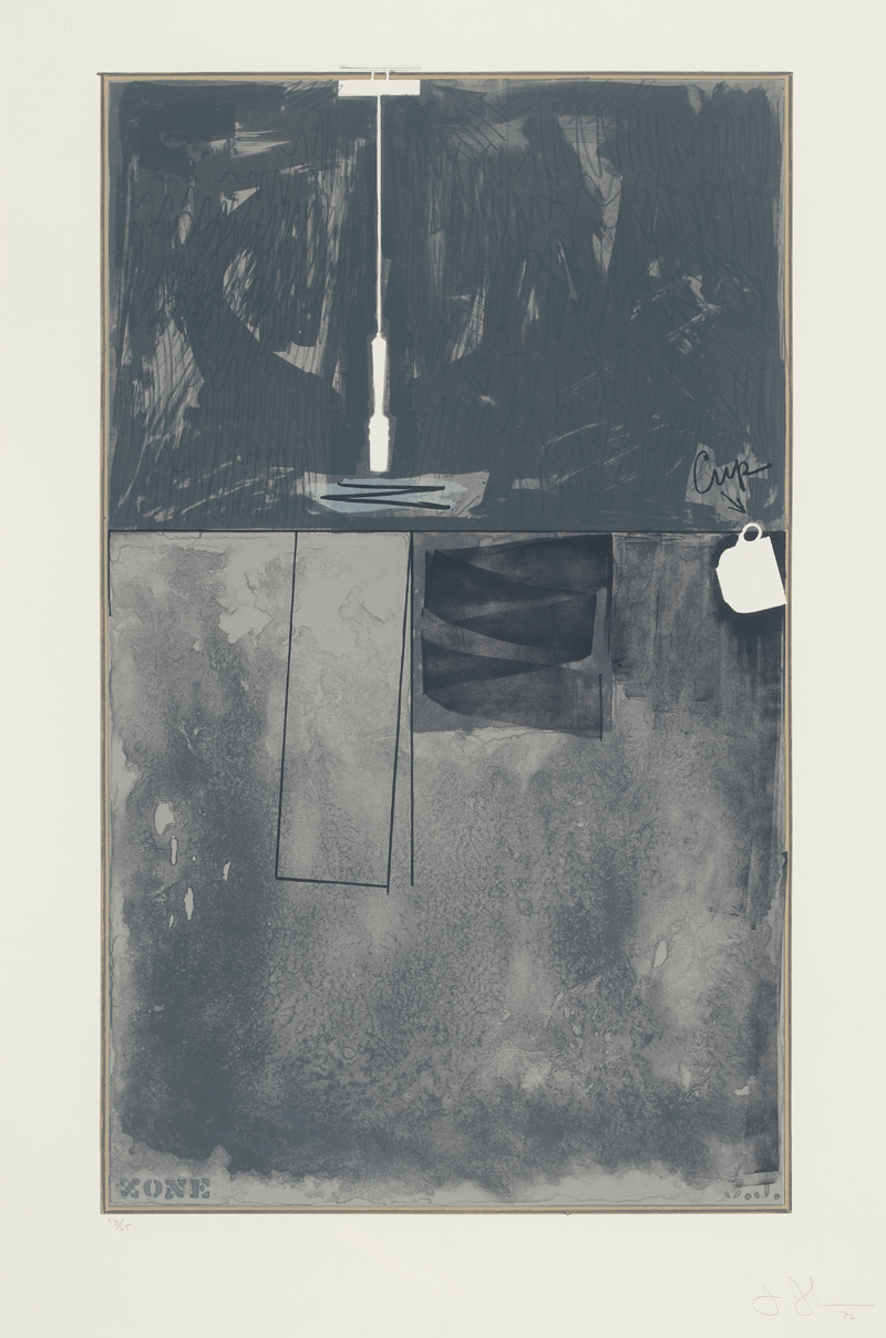 Jasper Johns – Zone, 1972 – Lithograph