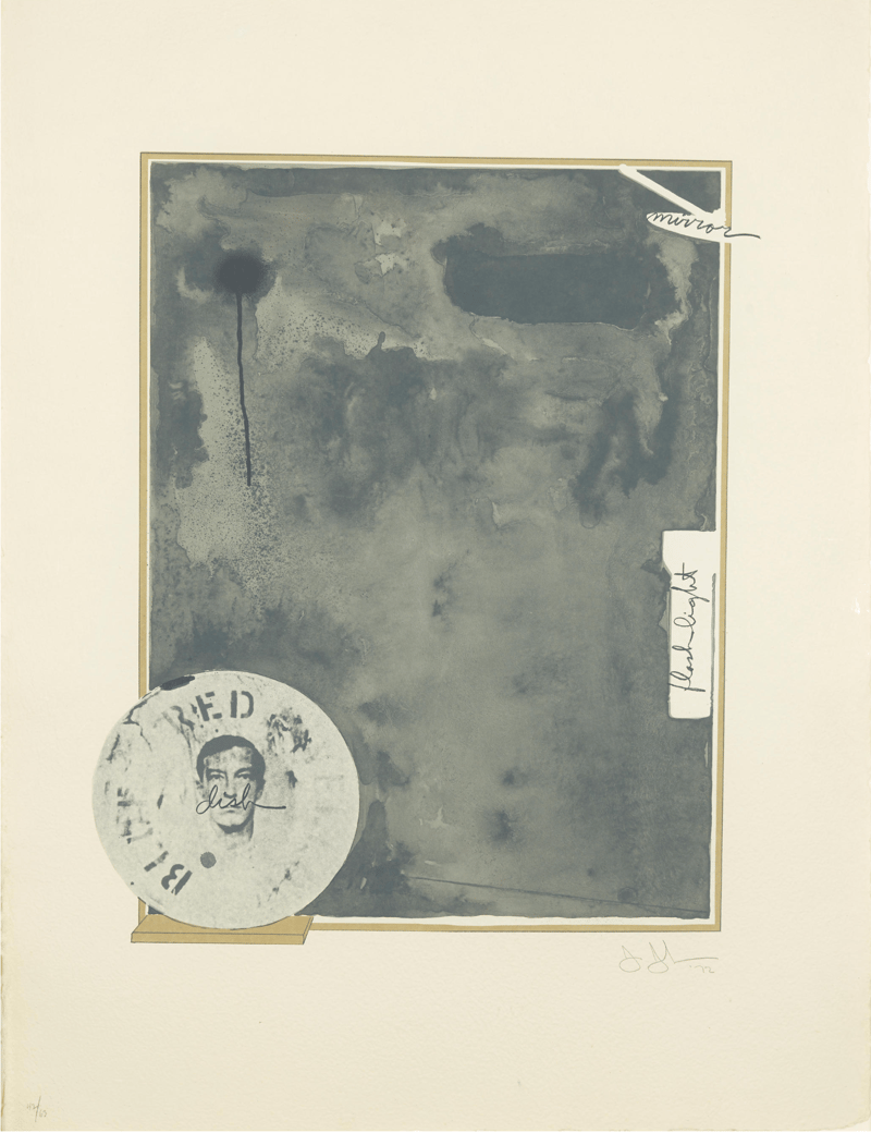 Jasper Johns – Souvenir I, 1972 – Lithograph