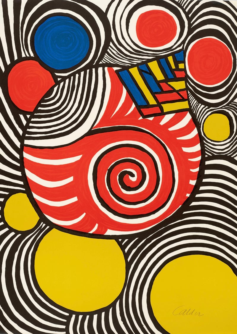 Alexander Calder – Clown, 1976 – Lithografie Alexander Calder – Clown, 1976 – Lithografie
