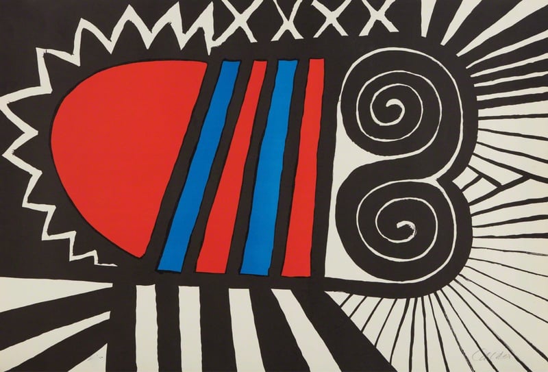 Alexander Calder – Papouse, 1969 – Lithografie Alexander Calder – Papouse, 1969 – Lithografie