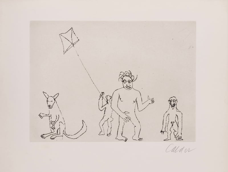 Alexander Calder – Santa Claus VII, 1974 – Ets Alexander Calder – Santa Claus VII, 1974 – Ets