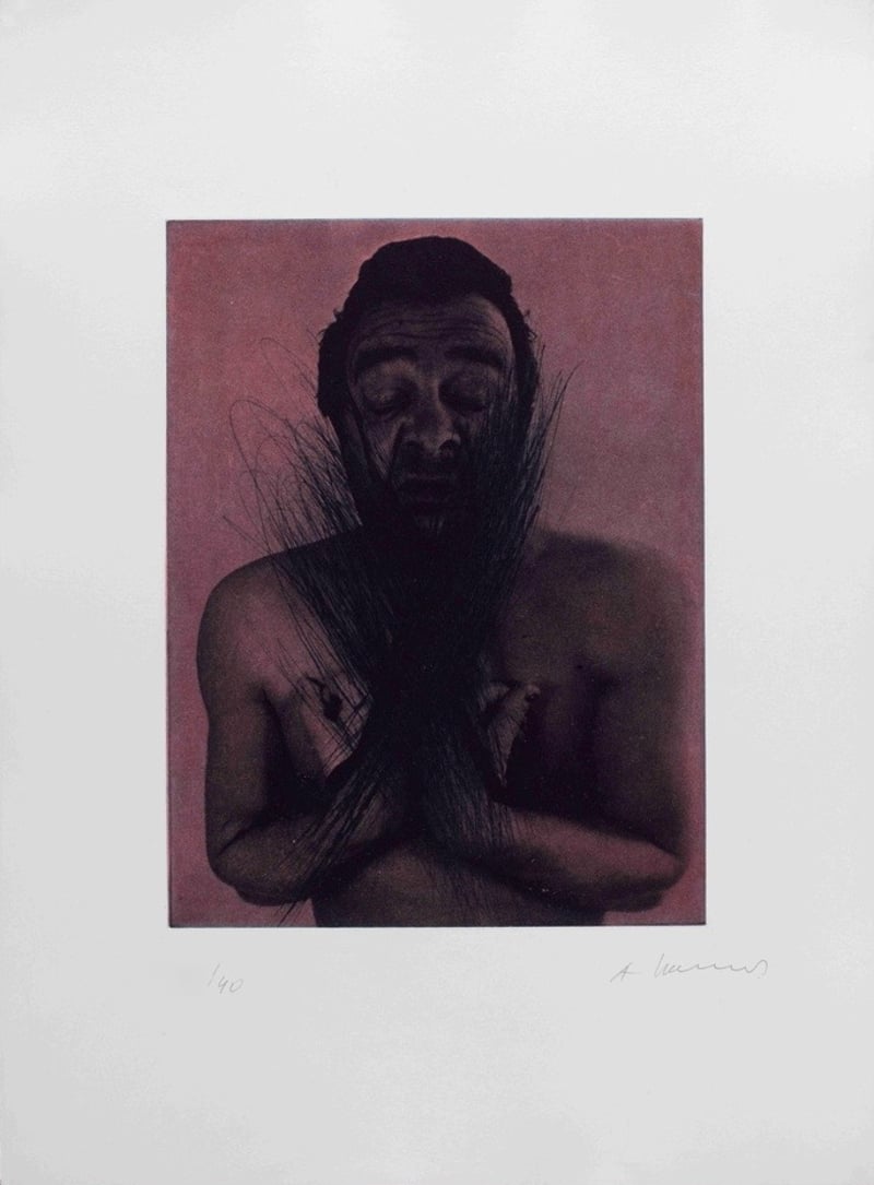 Arnulf Rainer – Body Pose II, 1971 - 1975 – Mischtechnik