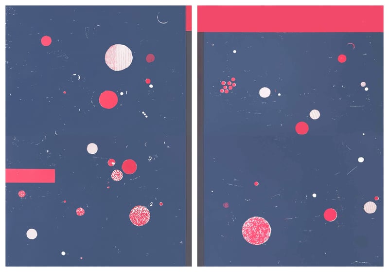 Regina Giménez – Solar (set of 2), 2025 – Litografía