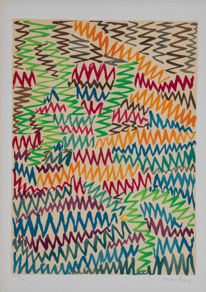 Man Ray – Untitled (from On the Origin of Species by Irrational Selection), 1971 – Litografía
