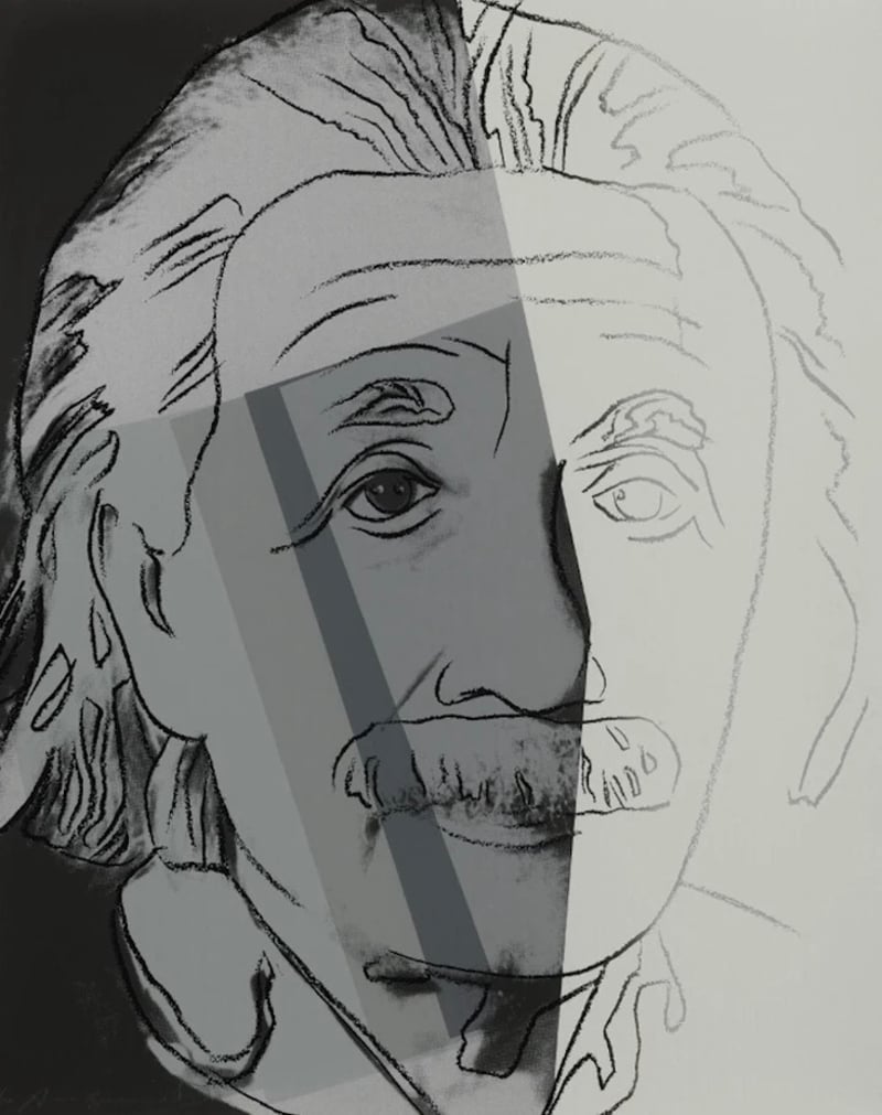 Andy Warhol – Albert Einstein (FS.II 229), 1980 – Screen-print