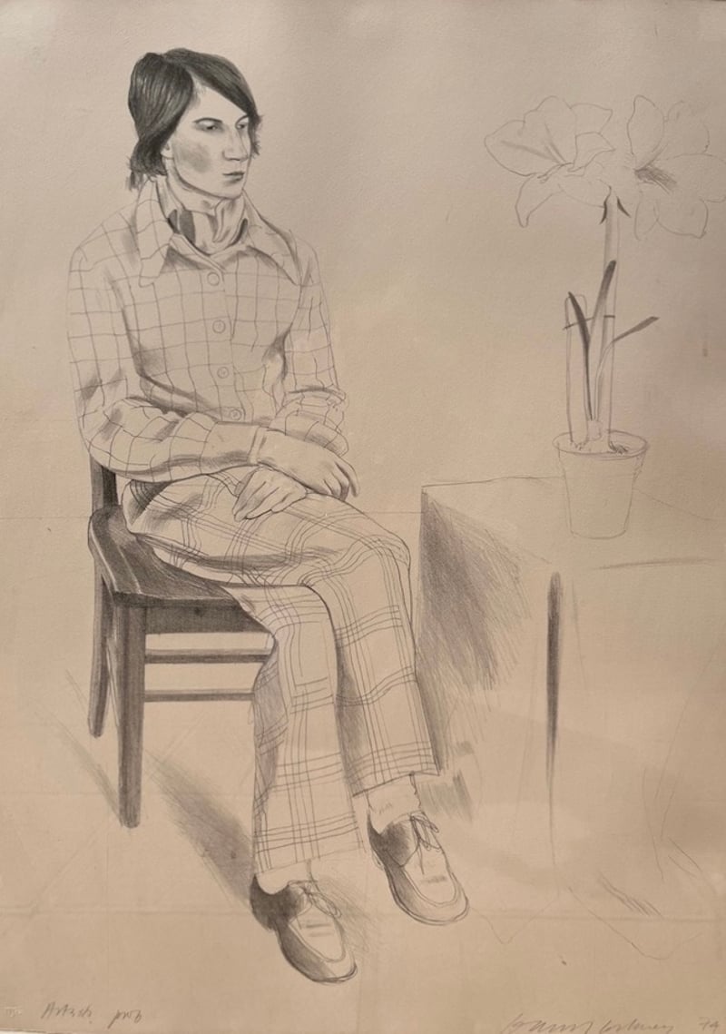David Hockney – Yves Marie, 1974 – Lithographie David Hockney – Yves Marie, 1974 – Lithographie