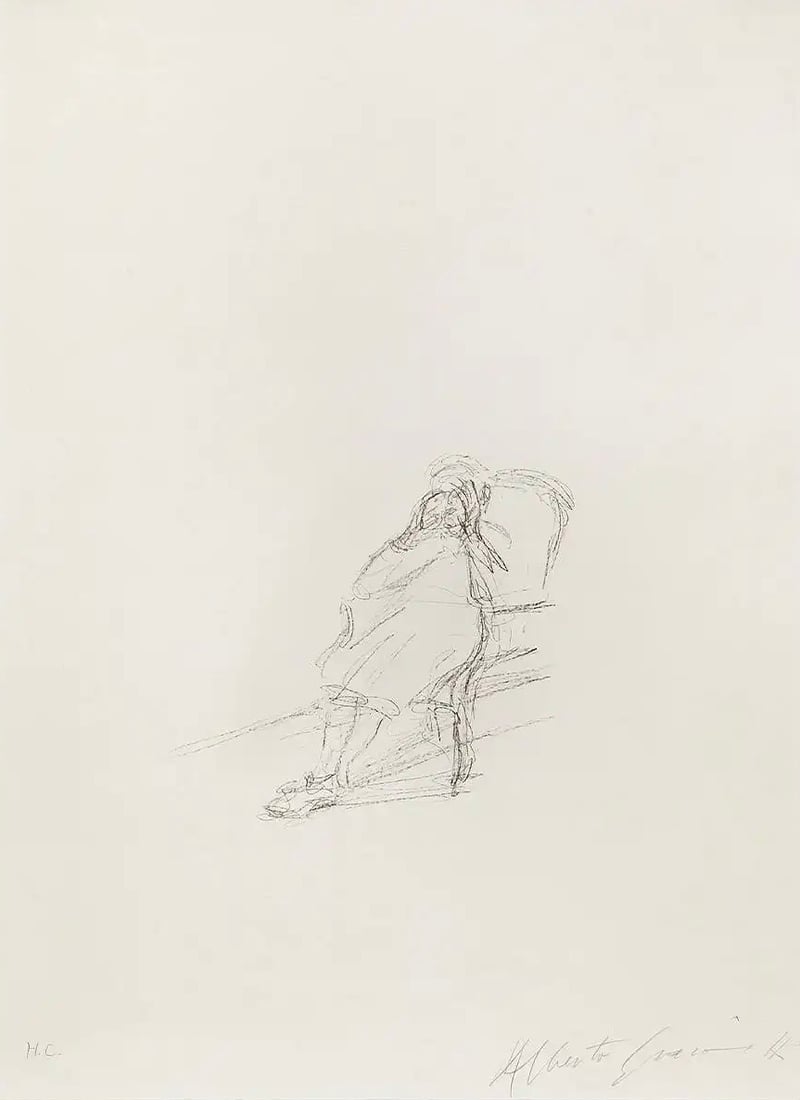 Giacometti, Alberto | La Mère de l’artiste assise III, 1963 — available on Composition Gallery