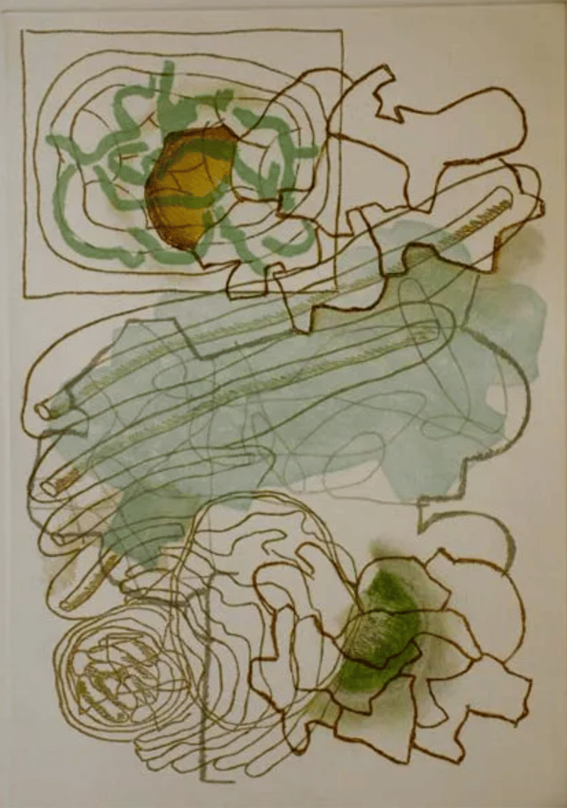 Luis Gordillo – Untitled (Neural Bloom), 1991 – Aguafuerte