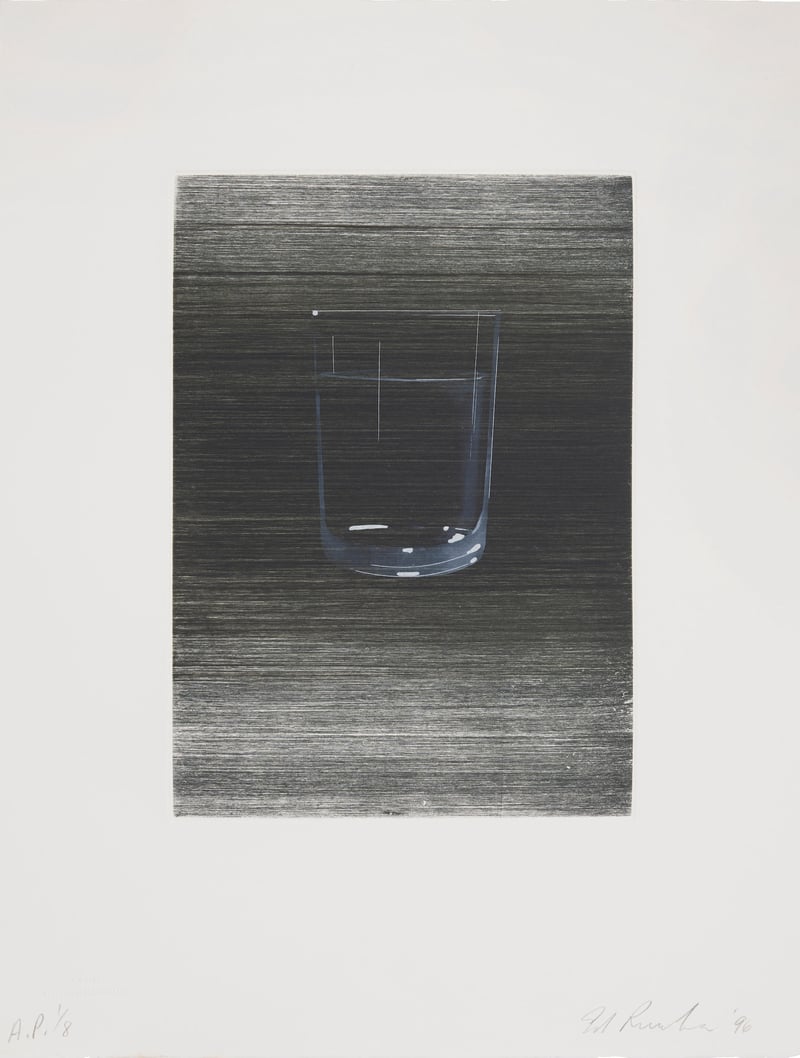 Ed Ruscha – Sunliner #7, from Sunliners, 1995 – Ets en Aquatint Ed Ruscha – Sunliner #7, from Sunliners, 1995 – Ets en Aquatint