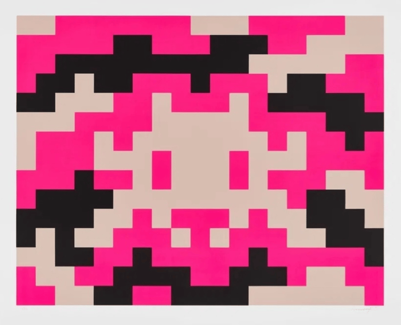 Invader – CAMO XXL-3C-M1, 2024 – Sérigraphie (Screen-print)