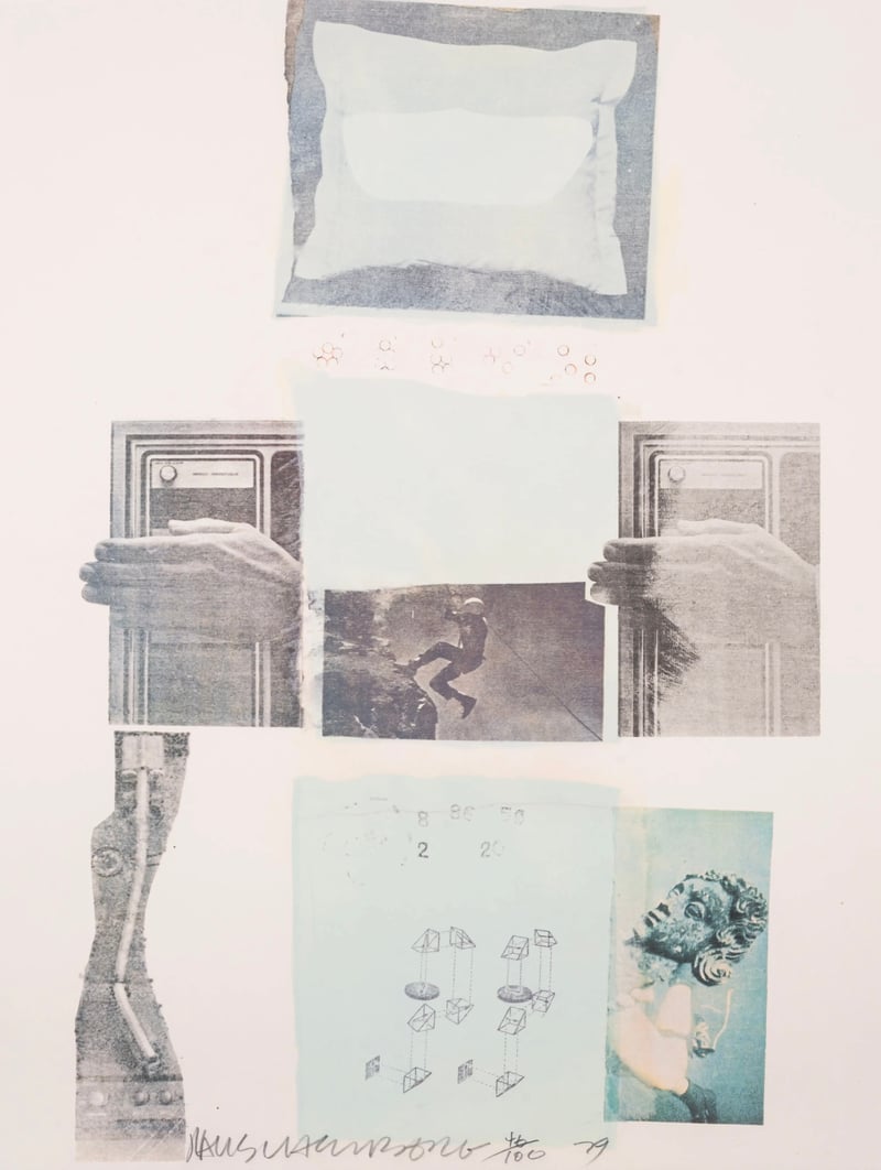 Robert Rauschenberg – Two Reasons Birds Sing, from Suite of Nine Prints, 1979 – Offsetdruck