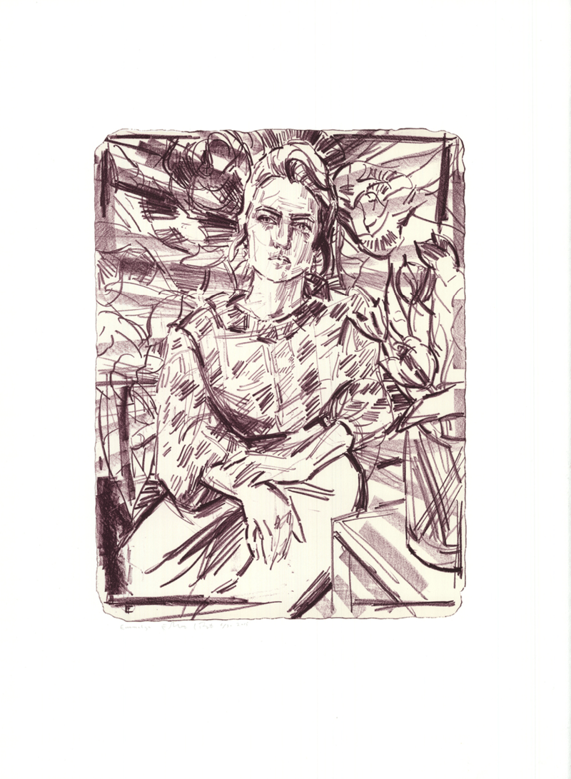 Elizabeth Peyton – Emmelyn Butterfield-Rosen, 2014 – Lithographie