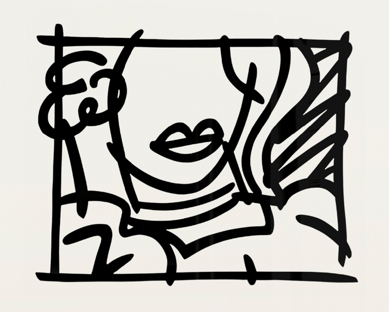 Tom Wesselmann – Woman with Green Blouse, 1988 – Screen-print Tom Wesselmann – Woman with Green Blouse, 1988 – Screen-print