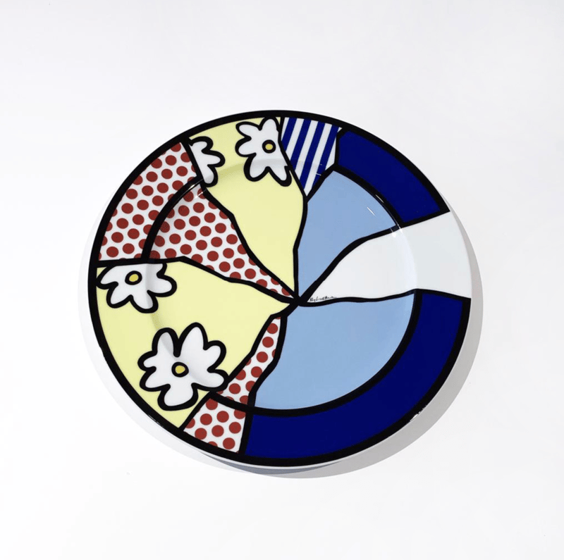 Roy Lichtenstein – Untitled Plate (Waterlily), 1990 – Plate Roy Lichtenstein – Untitled Plate (Waterlily), 1990 – Plate