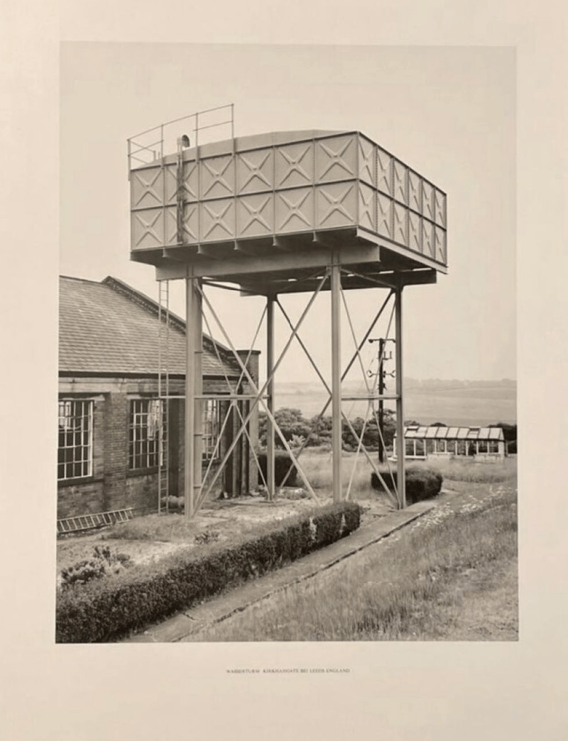 Bernd & Hilla Becher – Wasserturm Kirkhamgate, 1974 – Offset Bernd & Hilla Becher – Wasserturm Kirkhamgate, 1974 – Offset