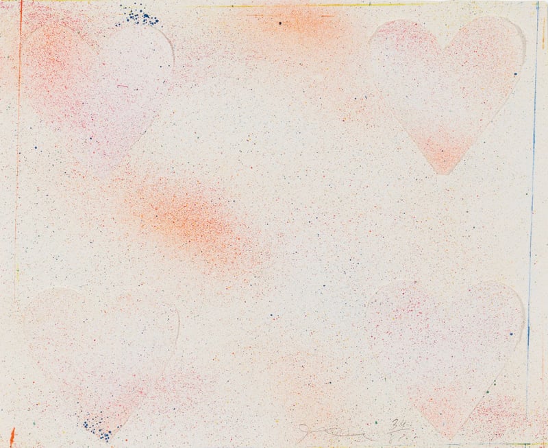 Jim Dine – Untitled (from the Dutch Hearts), 1970 – Collage Jim Dine – Untitled (from the Dutch Hearts), 1970 – Collage