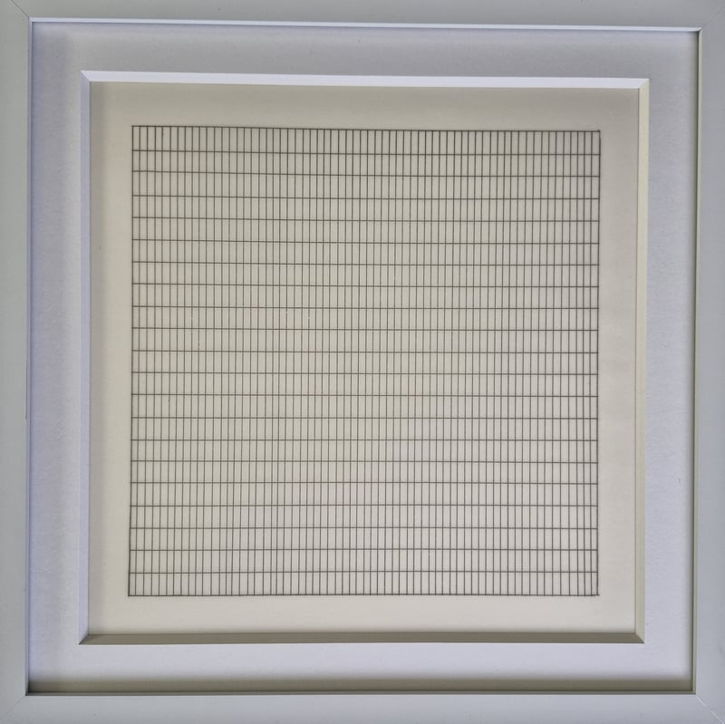 Agnes Martin – Untitled 8 (from Paintings and Drawings: 1974-1990), 1991 – Lithograph Agnes Martin – Untitled 8 (from Paintings and Drawings: 1974-1990), 1991 – Lithograph