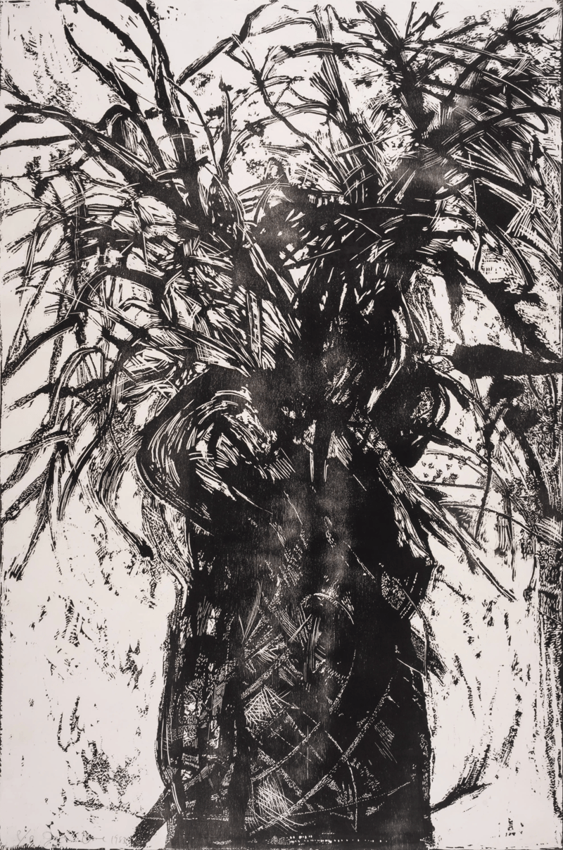 Jim Dine – Left Panel, from The Three Sydney Close Woodcuts, 1983 – Xylographie