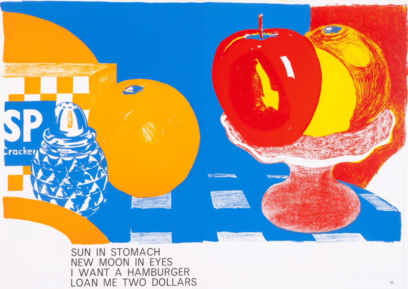 Tom Wesselmann – Apples and Oranges, from the One Cent Life portfolio, 1964 – Lithograph Tom Wesselmann – Apples and Oranges, from the One Cent Life portfolio, 1964 – Lithograph