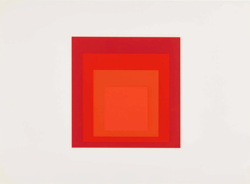 Josef Albers – JHM-II, 1973 – Screen-print Josef Albers – JHM-II, 1973 – Screen-print