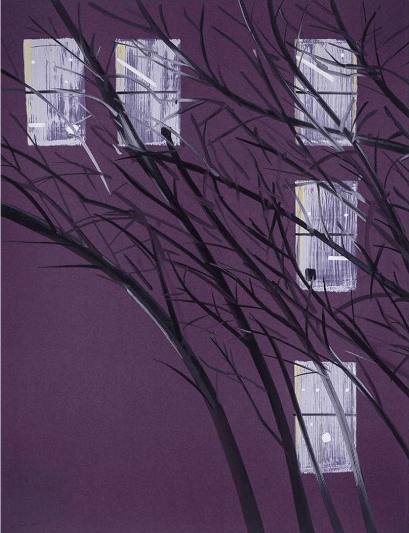 Alex Katz – Purple Wind, 2017 – Sérigraphie/Silkscreen