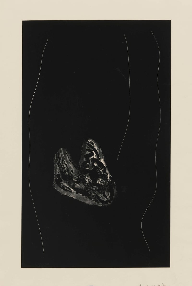 Robert Motherwell – Soot-Black Stone, #4, 1975 – Litografía Robert Motherwell – Soot-Black Stone, #4, 1975 – Litografía