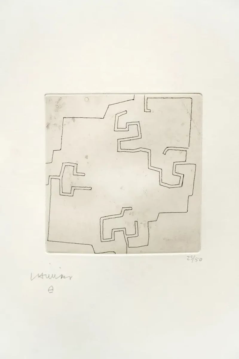 Eduardo Chillida – Enda IV. (Raza), 1976 – Gravure Eduardo Chillida – Enda IV. (Raza), 1976 – Gravure