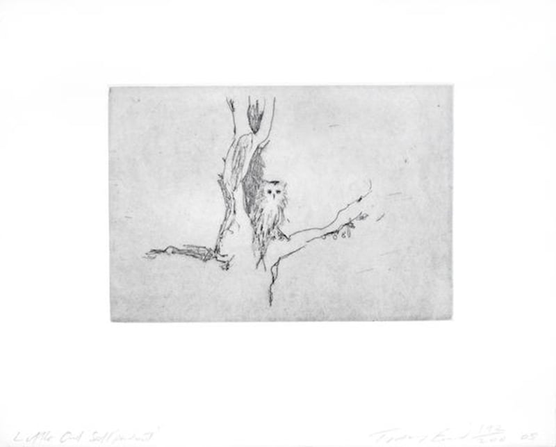 Tracey Emin – Little Owl (Self Portrait), 2005 – Gravure