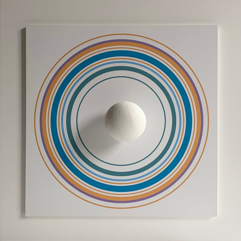 Antonio Asis – Asistype 16 – boule sur cercle, 2016 – Monotype Antonio Asis – Asistype 16 – boule sur cercle, 2016 – Monotype