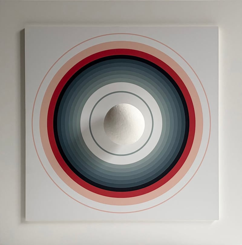 Antonio Asis – Asistype 19 – boule sur cercle, 2016 – Monotype Antonio Asis – Asistype 19 – boule sur cercle, 2016 – Monotype