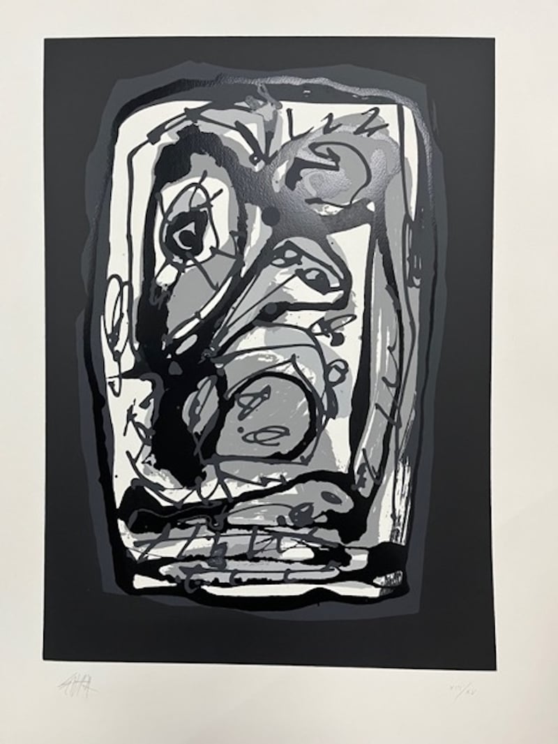 Antonio Saura – Emblemas 5, 1979 – Serigraph Antonio Saura – Emblemas 5, 1979 – Serigraph