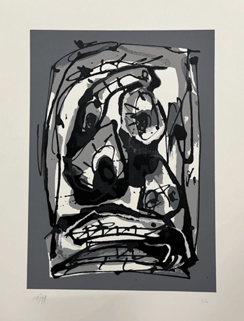 Antonio Saura – Emblemas 3, 1979 – Serigraph Antonio Saura – Emblemas 3, 1979 – Serigraph