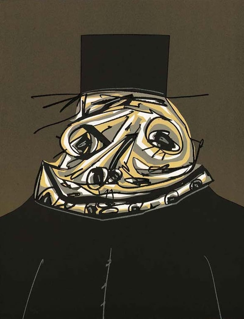 Antonio Saura – Philippe II, 1988 – Lithographie