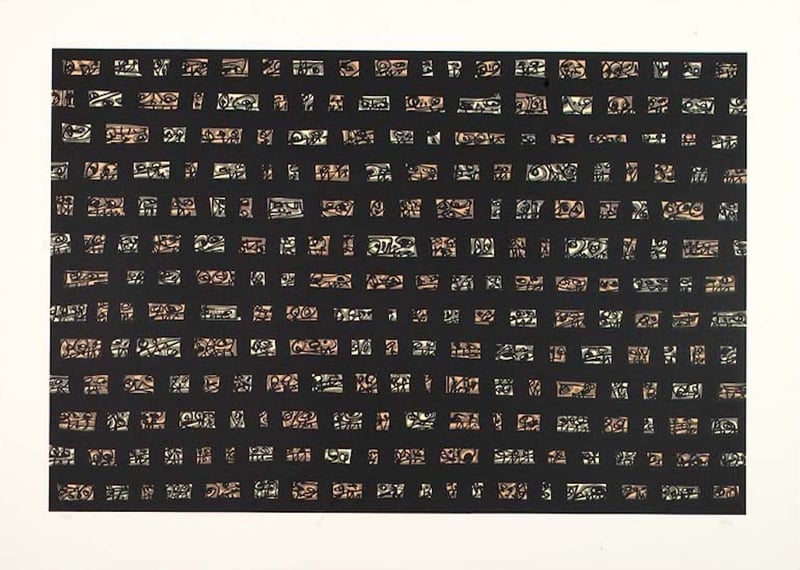 Antonio Saura – Serie abierta, 1989 – Mischtechnik Antonio Saura – Serie abierta, 1989 – Mischtechnik