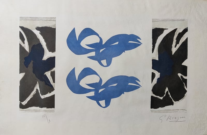 Georges Braque – Si je mourais là-bas, 1962 – Gravure