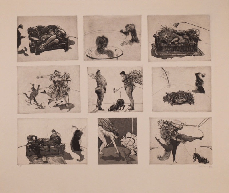William Kentridge – A Wildlife Catalogue II, 1980 – Aguafuerte William Kentridge – A Wildlife Catalogue II, 1980 – Aguafuerte