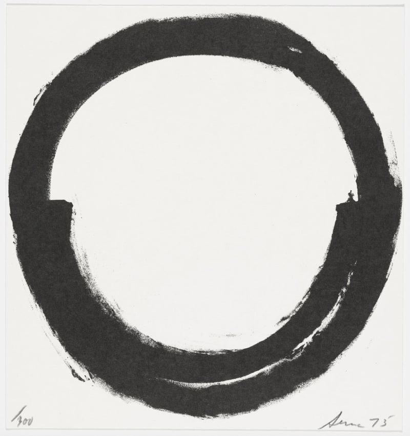 Richard Serra – Untitled from The New York Collection for Stockholm, 1973 – Lithograph