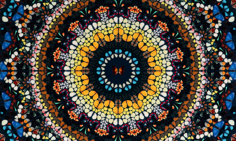 Damien Hirst – Psychedelic (from Kaleidoscopes), 2024 – Giclée-Druck