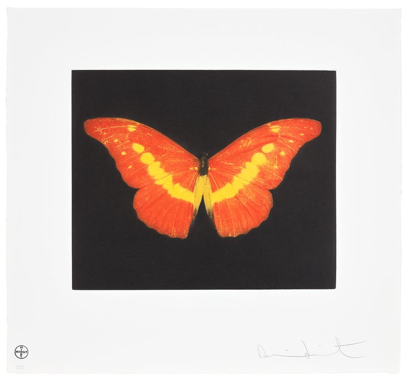 Damien Hirst – To Love, 2008 – Radierung Damien Hirst – To Love, 2008 – Radierung